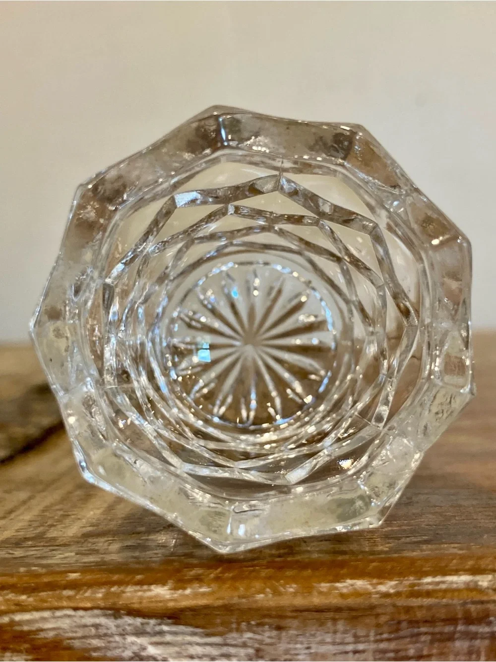 Vintage Fostoria Glass Toothpick Holder American Clear 2 3/8